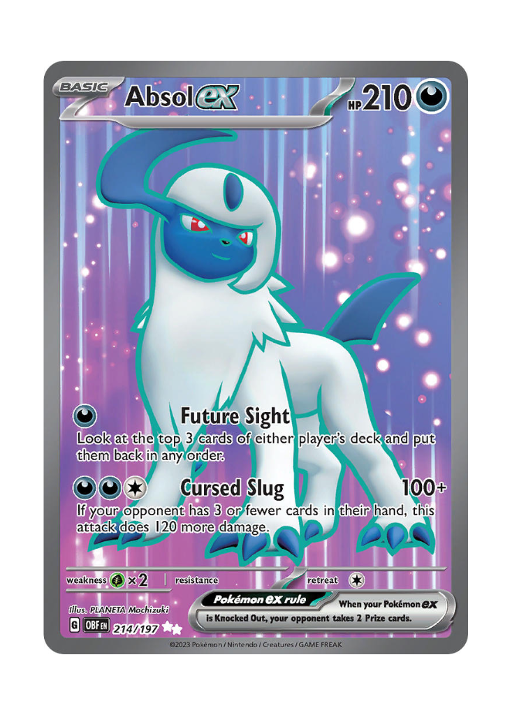 Obsidian Flames: Absol ex Full Art - 214/197