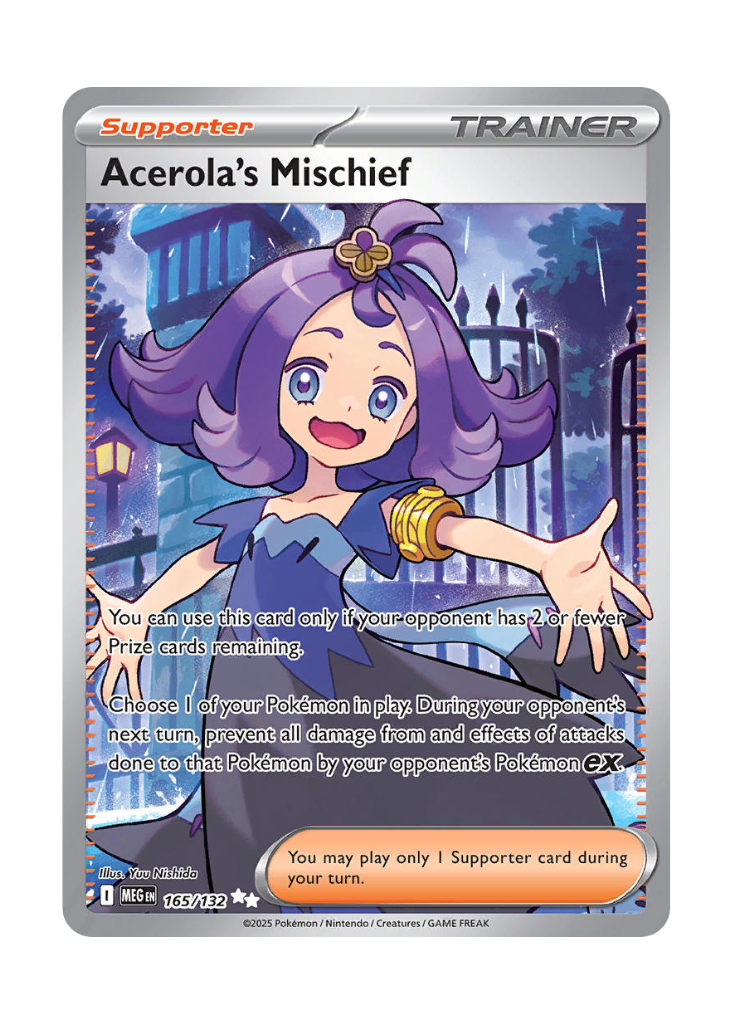Mega Evolution: Acerola's Mischief Full Art - 165/132