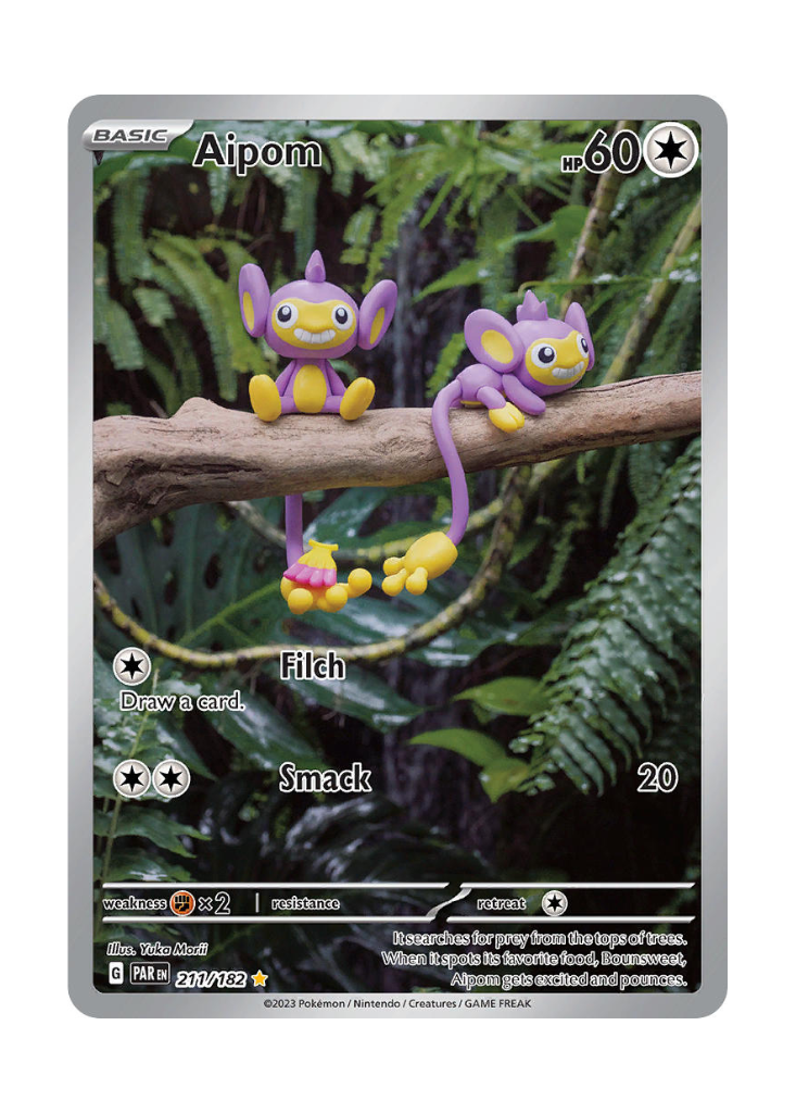 Paradox Rift: Aipom Illustration Rare - 211/182