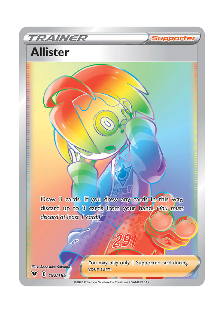 Vivid Voltage: Allister Rainbow Rare