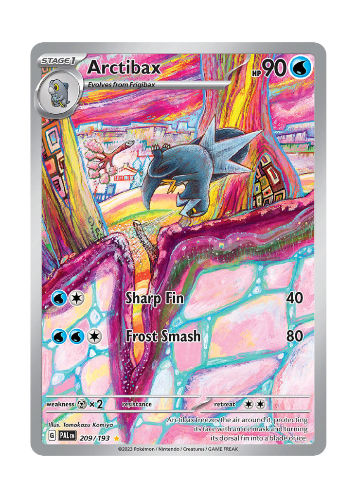 Paldea Evolved: Arctibax Illustration Rare - 209/193