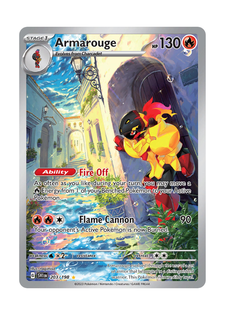 Scarlet & Violet: Armarouge Illustration Rare - 203/198
