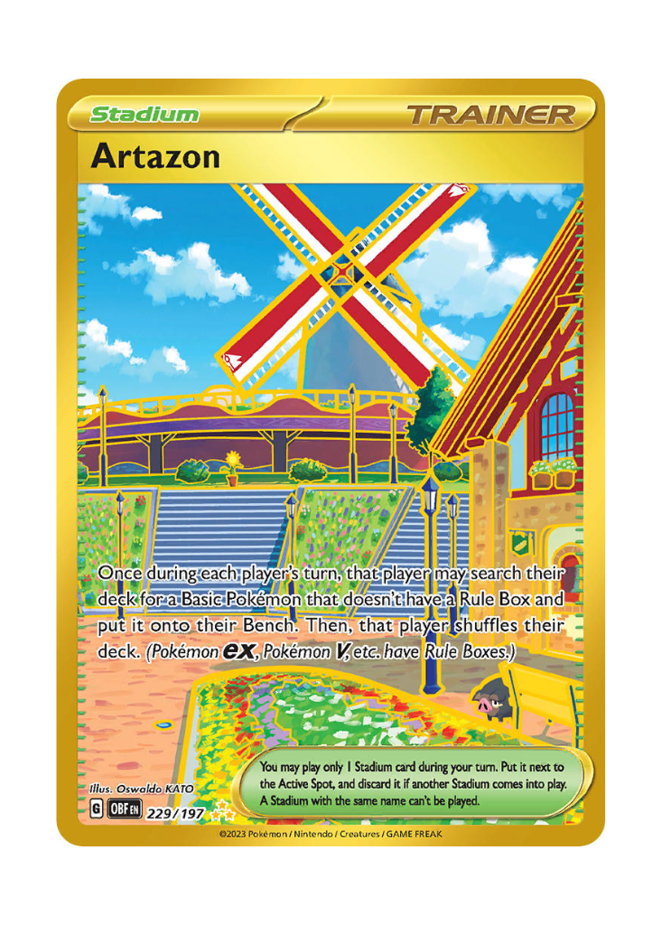 Obsidian Flames: Artazon Hyper Rare - 229/197