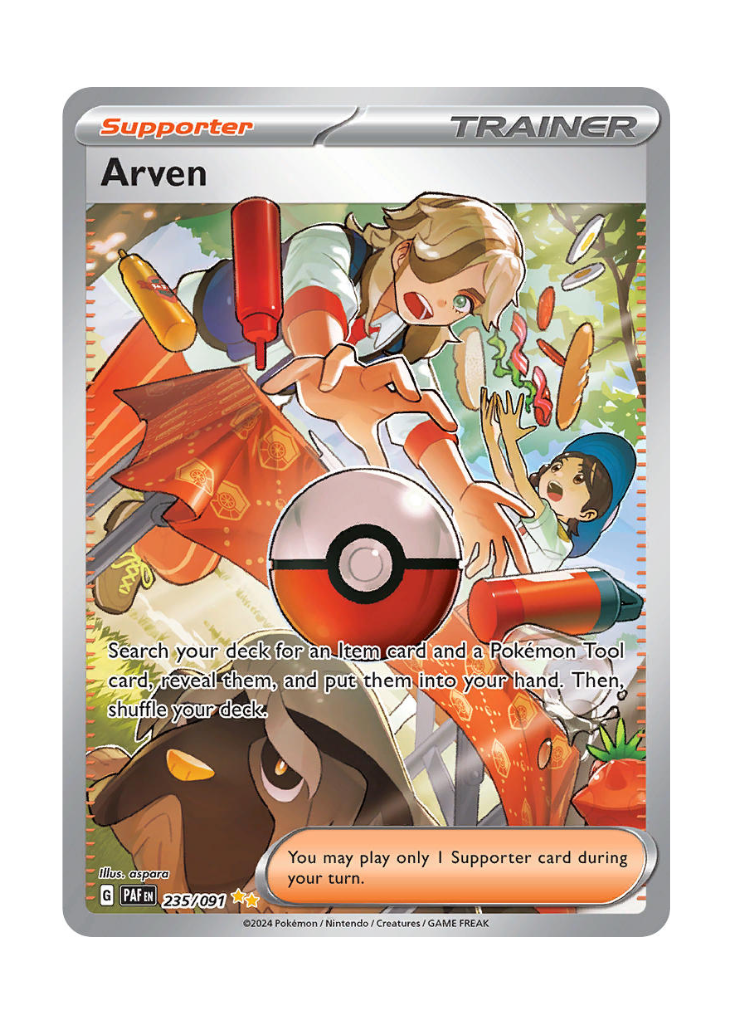 Paldean Fates: Arven Special Illustration Rare - 235/091