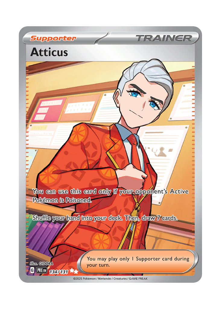 Prismatic Evolutions: Atticus (B) Full Art - 134/131