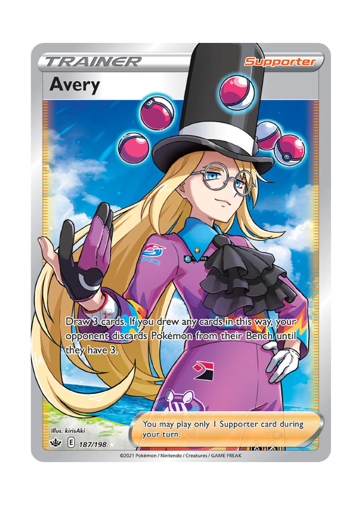 Chilling Reign: Avery Full Art - 187/198