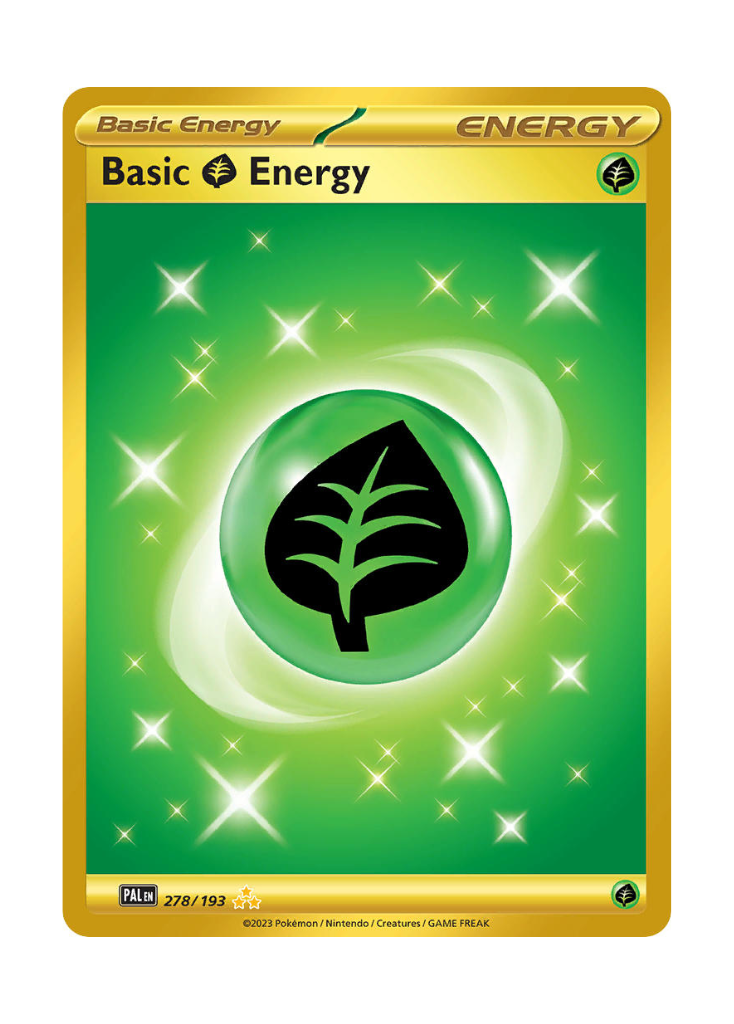 Paldea Evolved: Basic Grass Energy Hyper Rare - 278/193