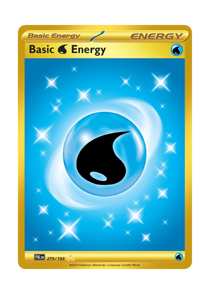 Paldea Evolved: Basic Water Energy Hyper Rare - 279/193