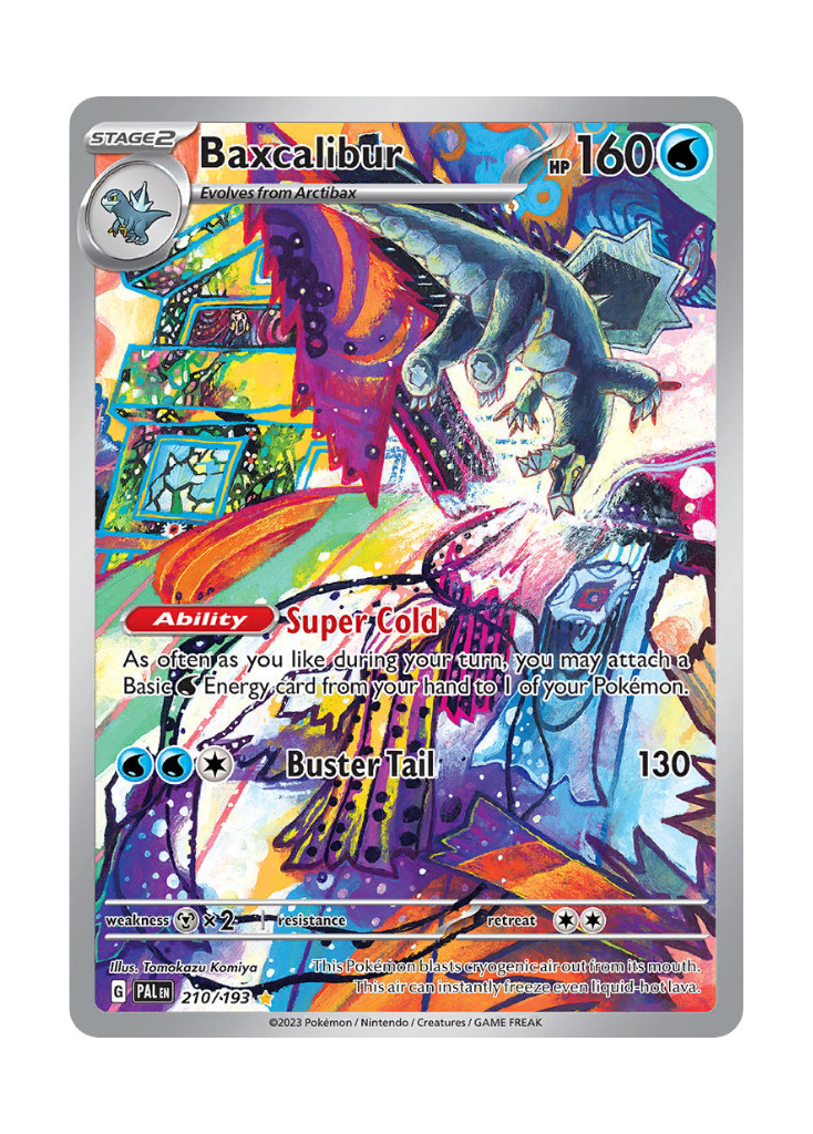 Paldea Evolved: Baxcalibur Illustration Rare - 210/193