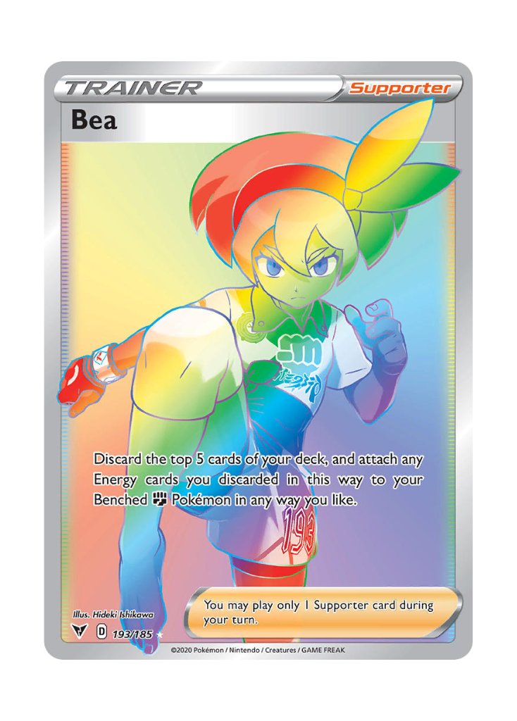 Vivid Voltage: Bea Rainbow Rare - 193/185