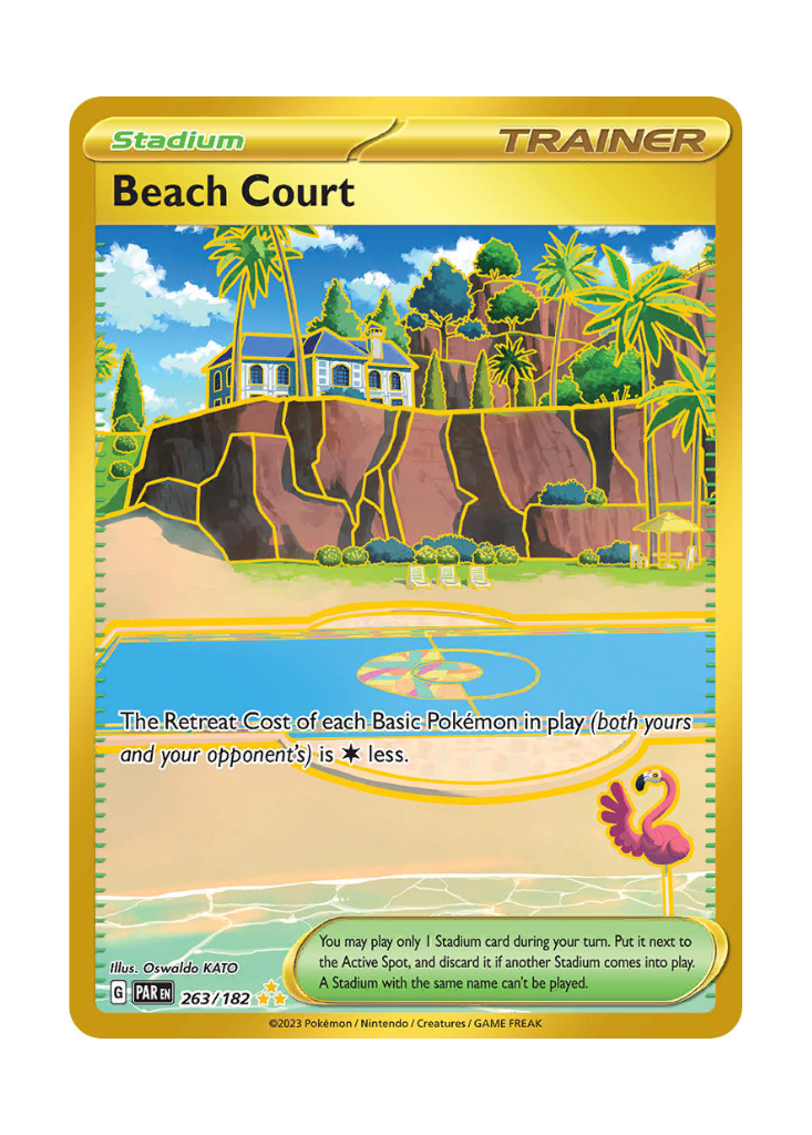 Paradox Rift: Beach Court Hyper Rare - 263/182
