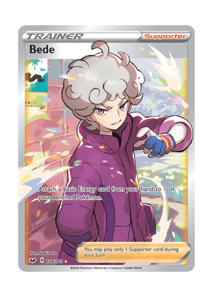 Sword & Shield: Bede Full Art - 199/202