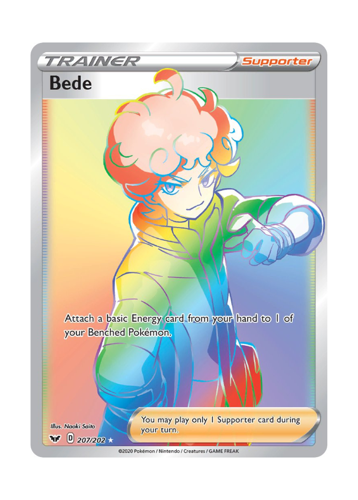 Sword & Shield: Bede Rainbow Rare - 207/202