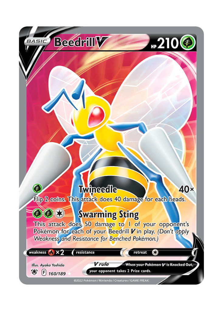 Astral Radiance: Beedrill V Full Art - 160/189