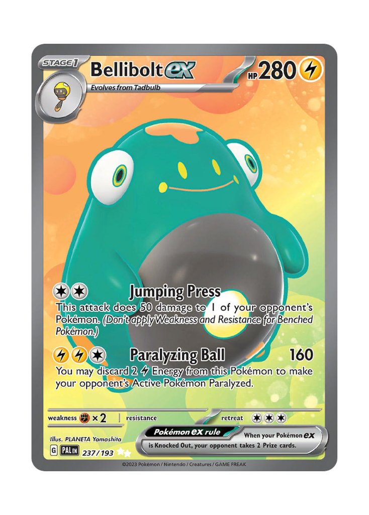 Paldea Evolved: Bellibolt ex Full Art - 237/193