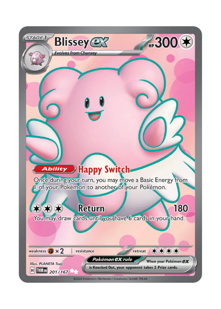 Twilight Masquerade: Blissey ex Full Art - 201/167