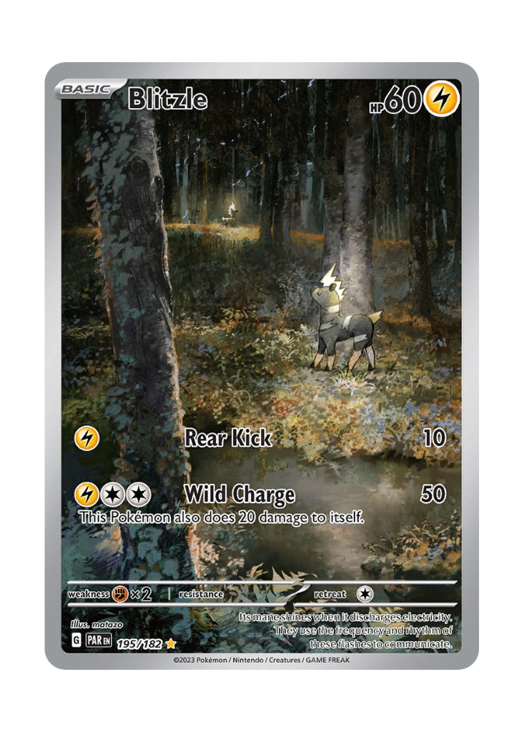 Paradox Rift: Blitzle Illustration Rare - 195/182