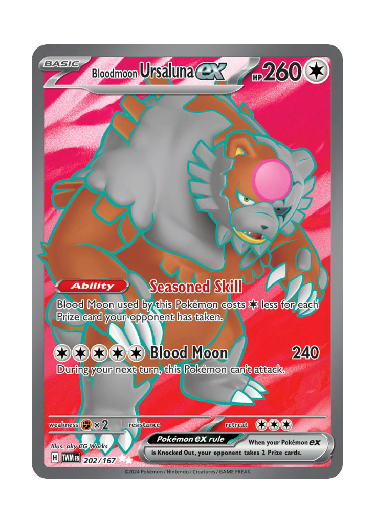 Twilight Masquerade: Bloodmoon Ursaluna ex Full Art - 202/167