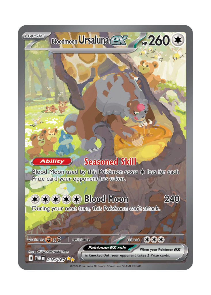 Twilight Masquerade: Bloodmoon Ursaluna ex Special Illustration Rare - 216/167