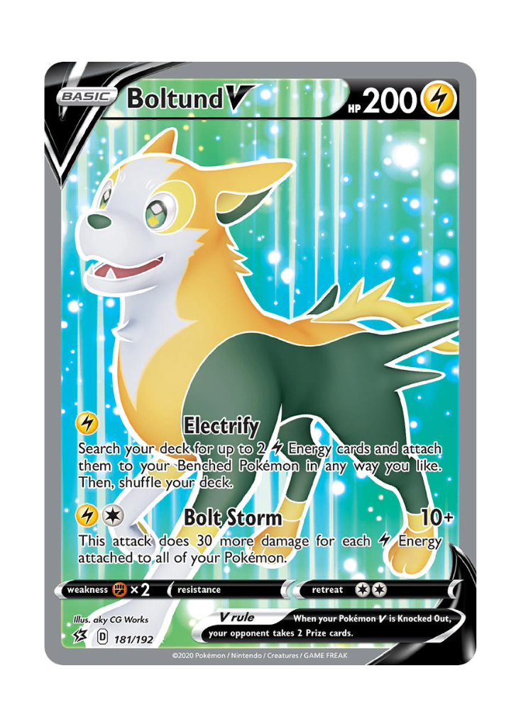 Rebel Clash: Boltund V Full Art - 181/192