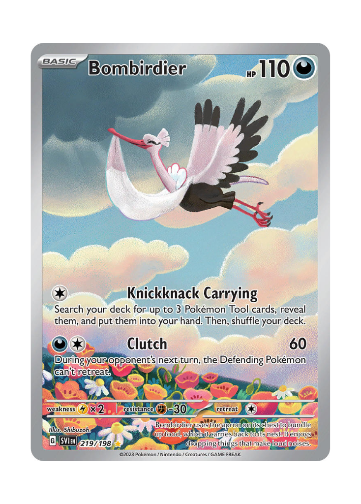 Scarlet & Violet: Bombirdier Illustration Rare - 219/198