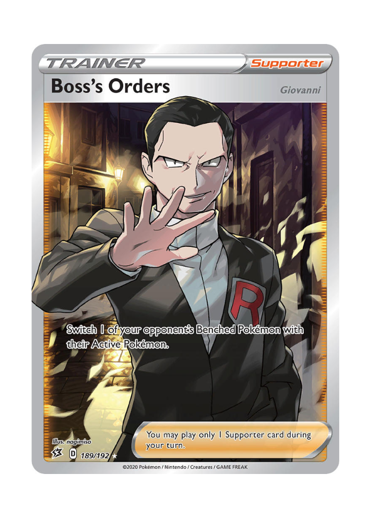 Rebel Clash: Boss's Orders (Giovanni) Full Art - 189/192