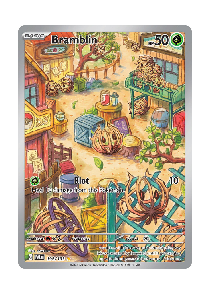 Paldea Evolved: Bramblin Illustration Rare - 198/193