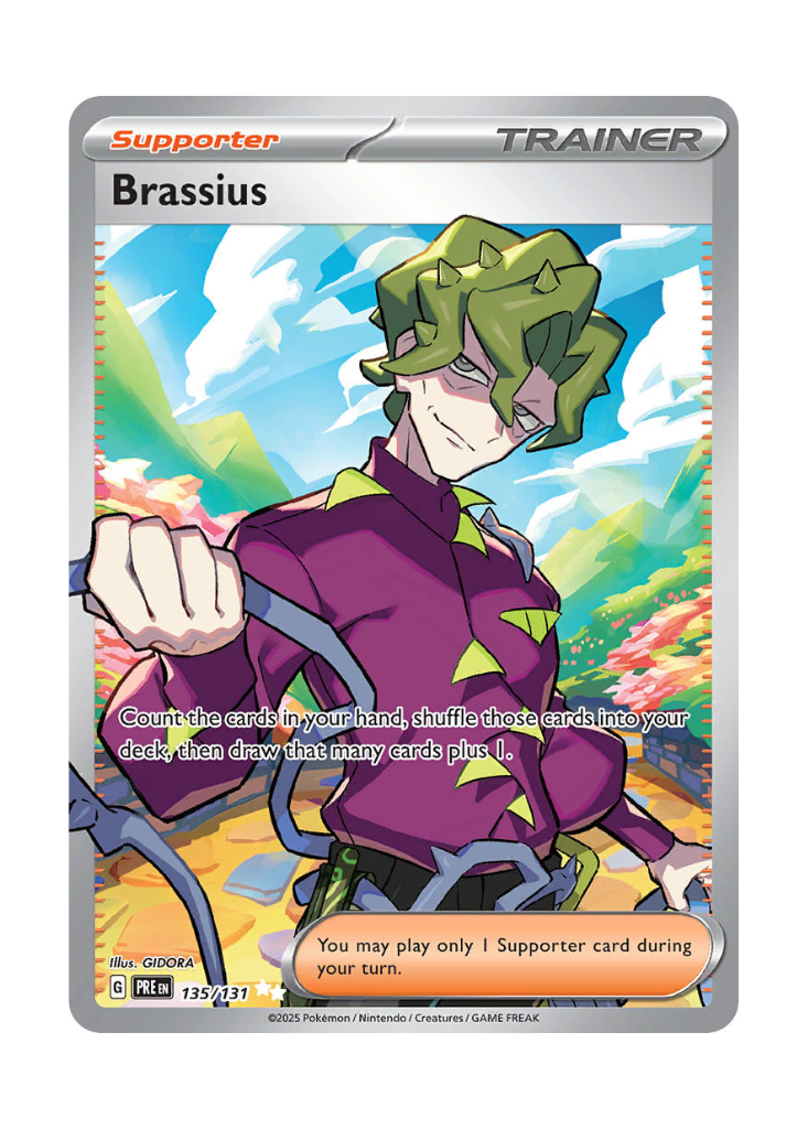 Prismatic Evolutions: Brassius Full Art - 135/131