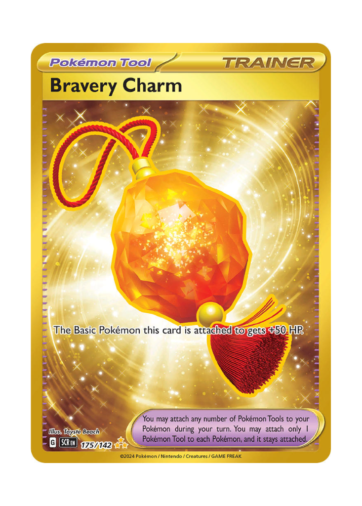 Stellar Crown: Bravery Charm Hyper Rare - 175/142 ATP Gaming LLC Stellar Crown: Bravery Charm Hyper Rare - 175/142 ATP Gaming LLC