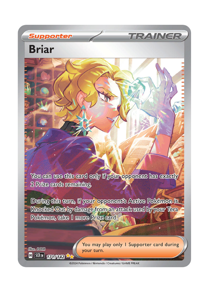 Stellar Crown: Briar Special Illustration Rare - 171/142 ATP Gaming LLC Stellar Crown: Briar Special Illustration Rare - 171/142 ATP Gaming LLC
