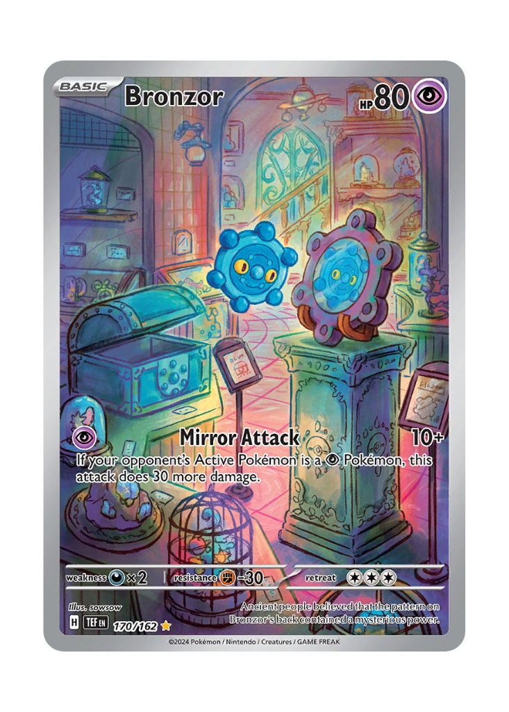 Temporal Forces: Bronzor Illustration Rare - 170/162