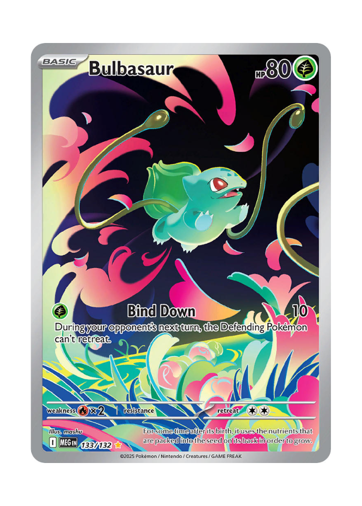 Mega Evolution: Bulbasaur Illustration Rare - 133/132