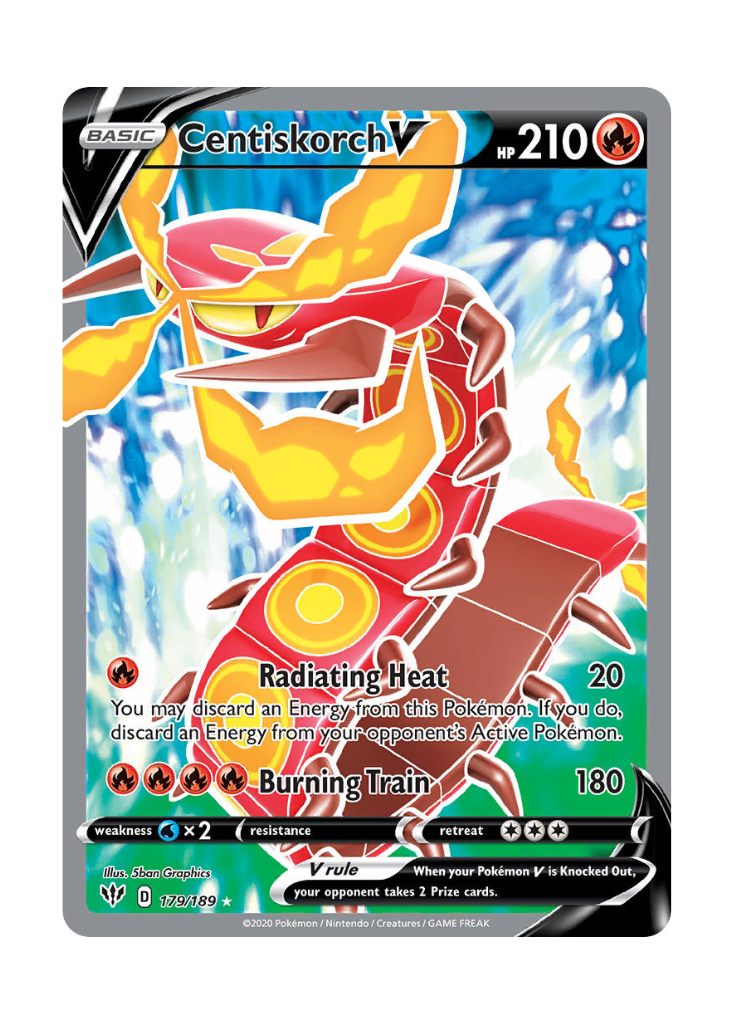 Darkness Ablaze: Centiskorch V Full Art - 179/189