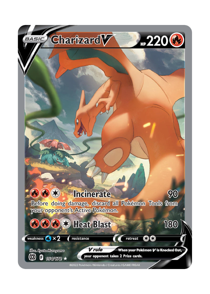 Brilliant Stars: Charizard V Alternate Full Art - 154/172
