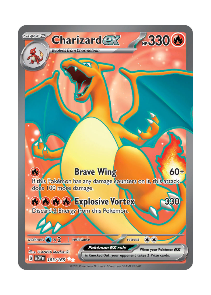 Scarlet & Violet 151: Charizard ex Full Art - 183/165