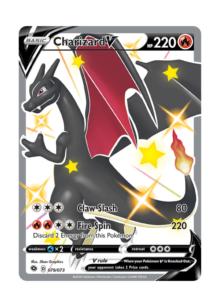 Champion's Path: Charizard V Secret Rare - 79/73