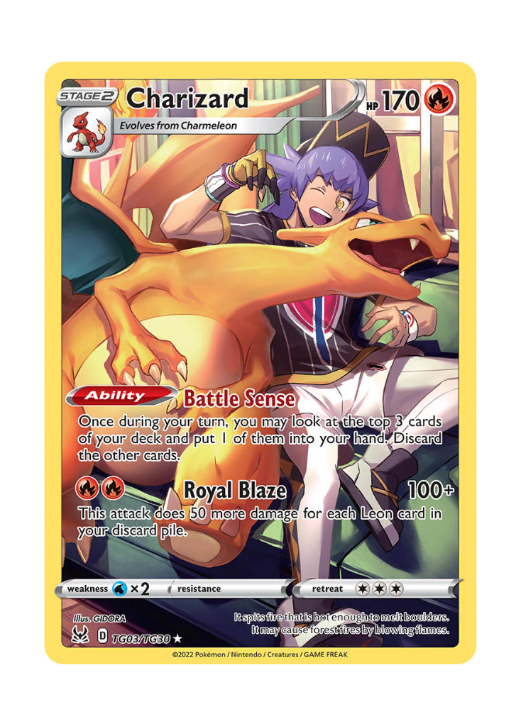 Lost Origin: Charizard Trainer Gallery - TG03/TG30