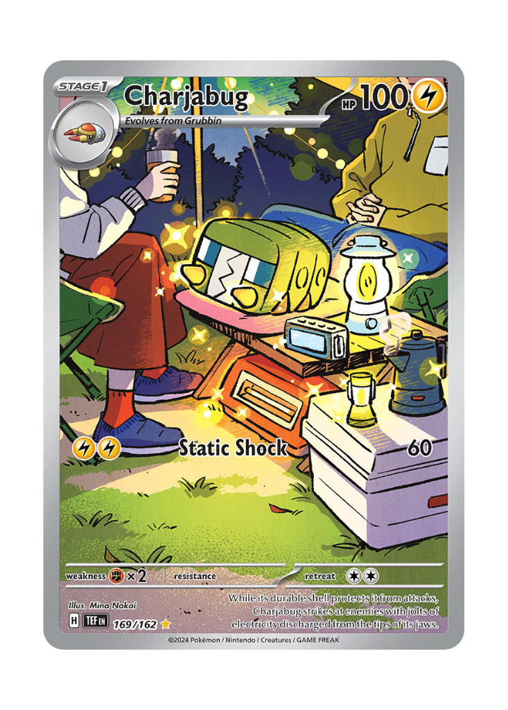 Temporal Forces: Charjabug Illustration Rare - 169/162