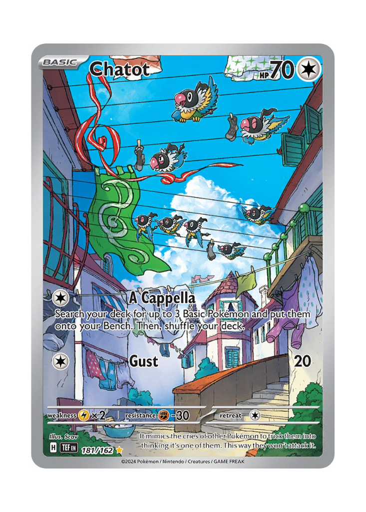 Temporal Forces: Chatot Illustration Rare - 181/162