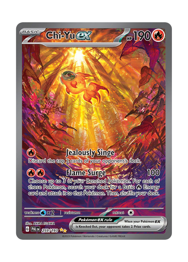 Paldea Evolved: Chi-Yu ex Special Illustration Rare - 259/193