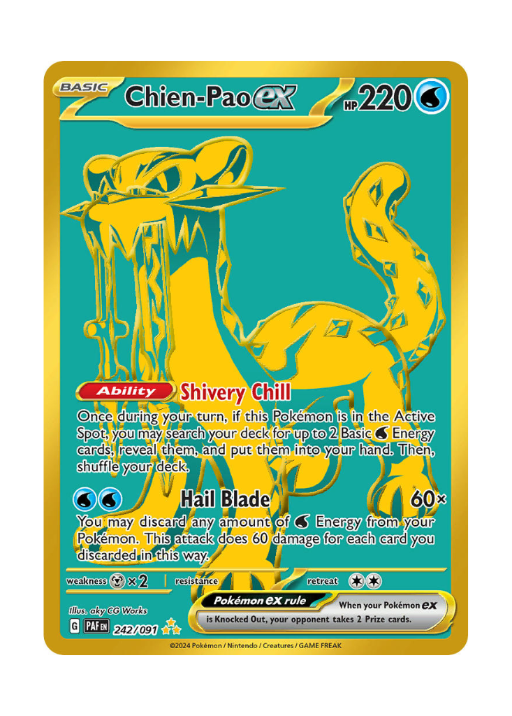Paldean Fates: Chien-Pao ex Hyper Rare - 242/091