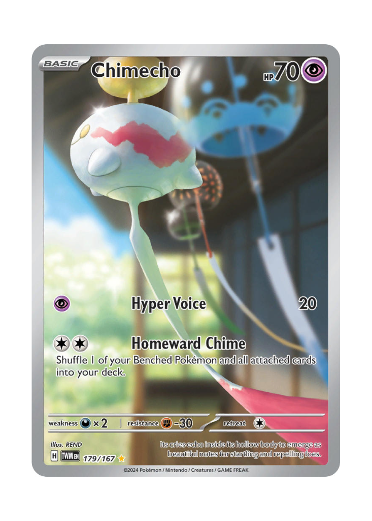Twilight Masquerade: Chimecho Illustration Rare - 179/167