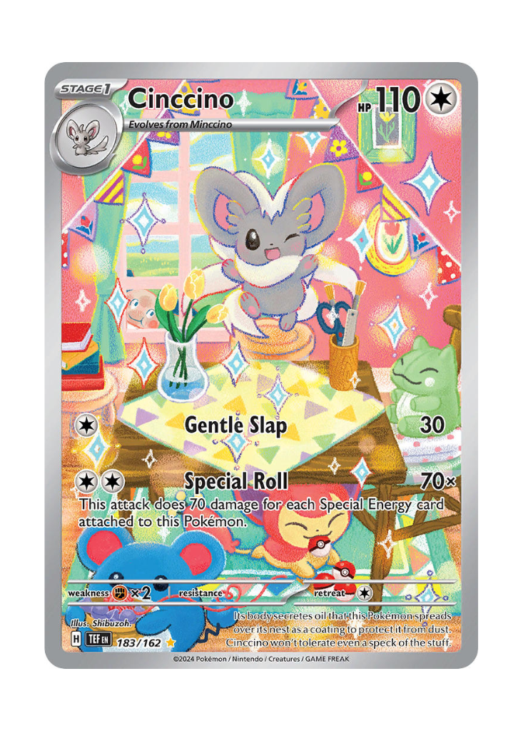 Temporal Forces: Cinccino Illustration Rare - 183/162