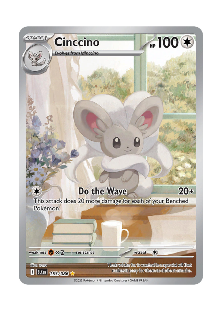 Black Bolt: Cinccino Illustration Rare - 153/086