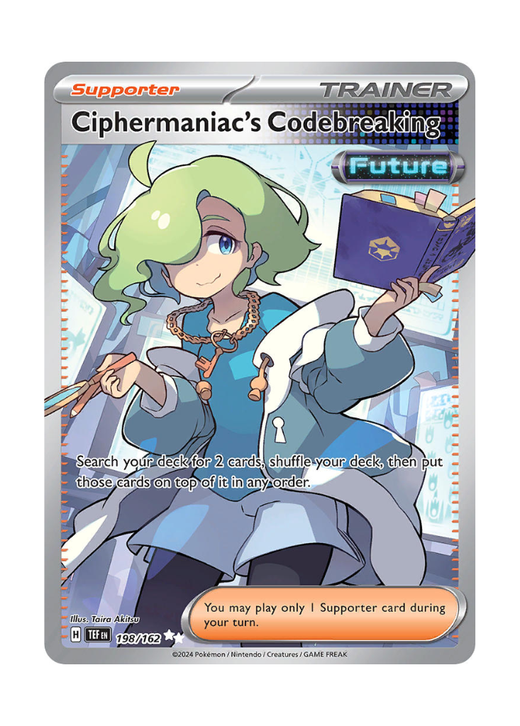 Temporal Forces: Ciphermaniac's Codebreaking Full Art - 198/162