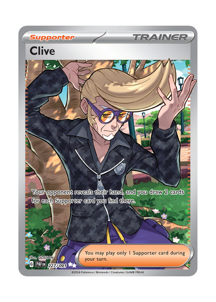 Paldean Fates: Clive Full Art - 227/091
