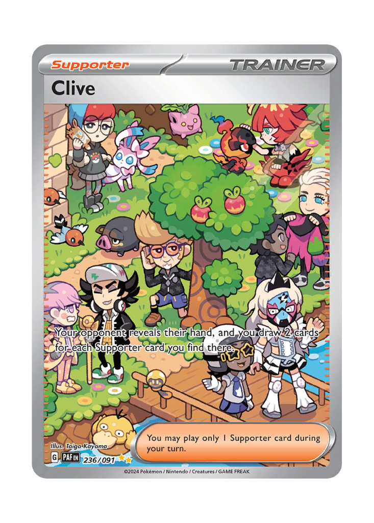 Paldean Fates: Clive Special Illustration Rare - 236/091