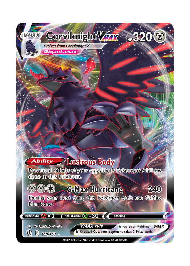 Battle Styles: Corviknight VMAX Full Art - 110/163