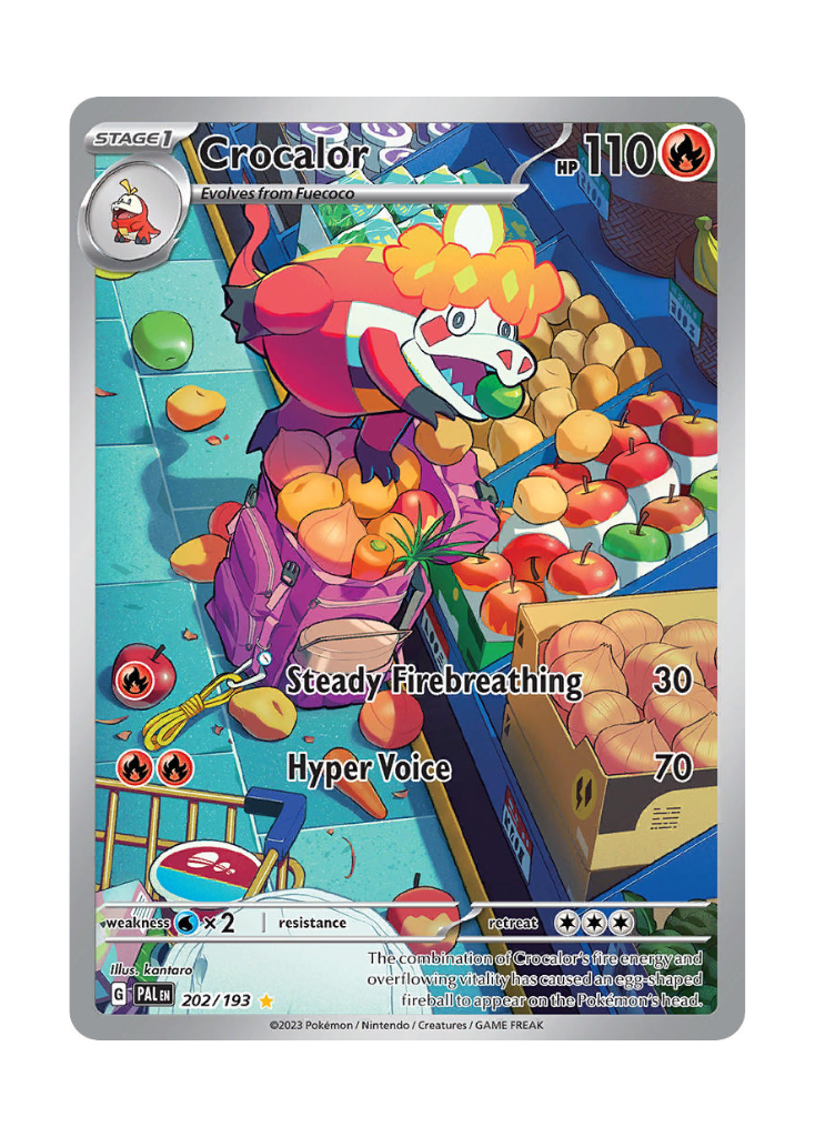 Paldea Evolved: Crocalor Illustration Rare - 202/193