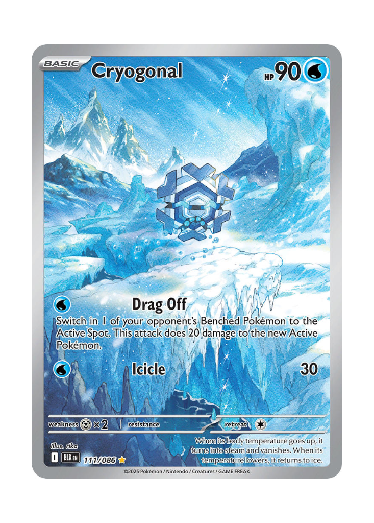 Black Bolt: Cryogonal Illustration Rare - 111/086